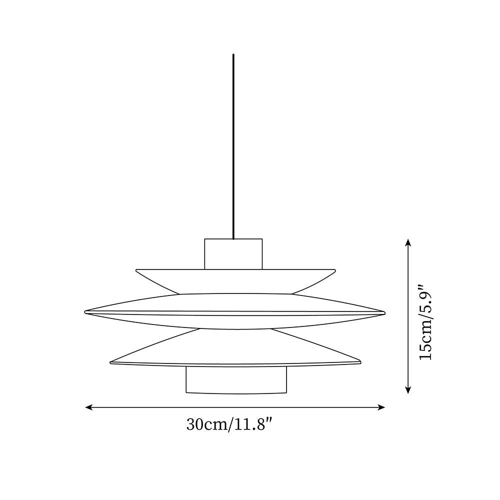 Zarini Wooden Pendant Light