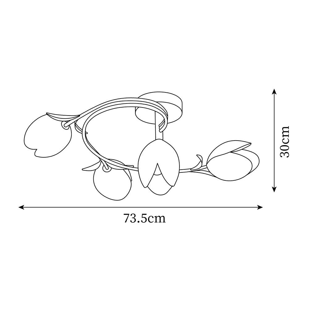 Grozan Flower Ceiling Light