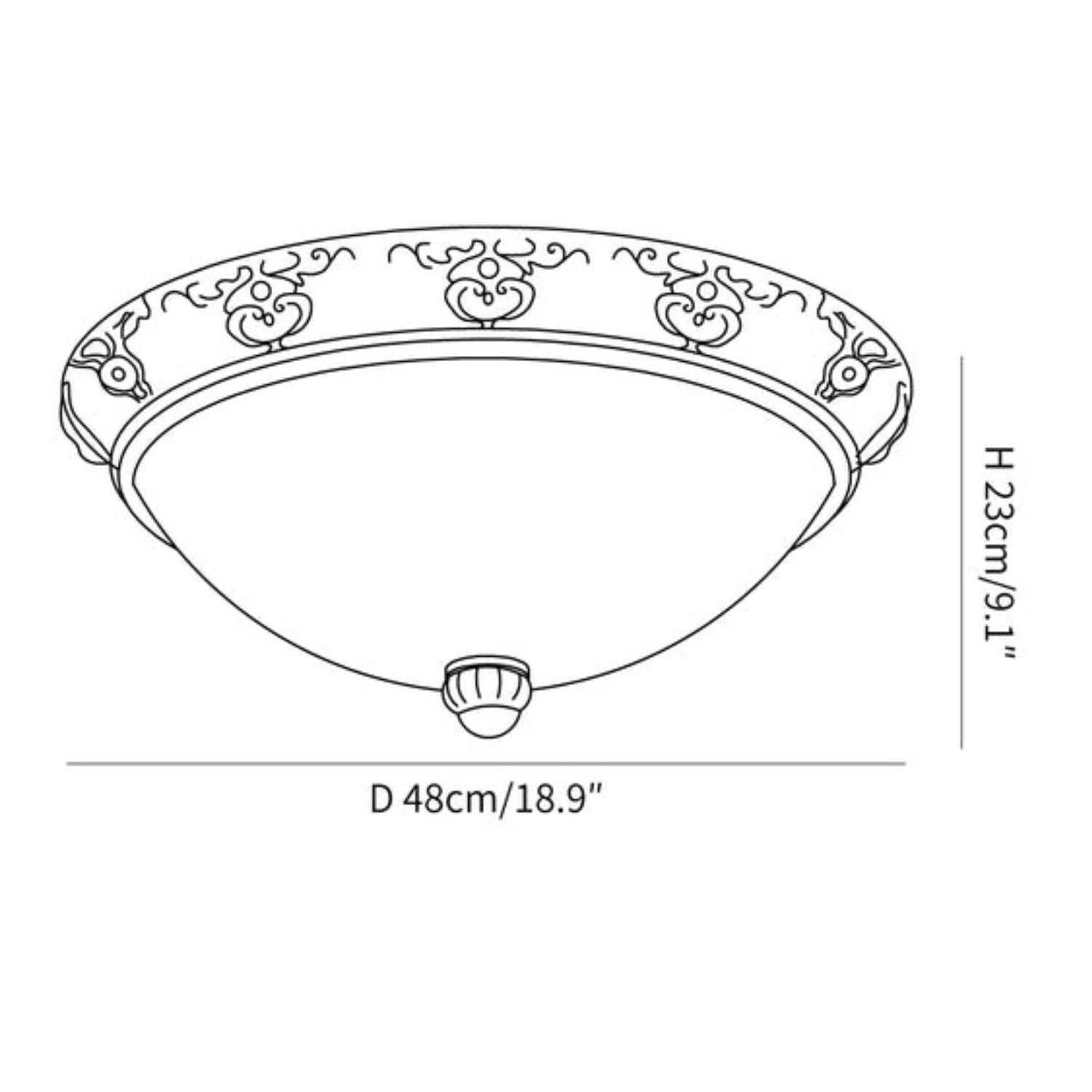 Bafoles Ceiling Light