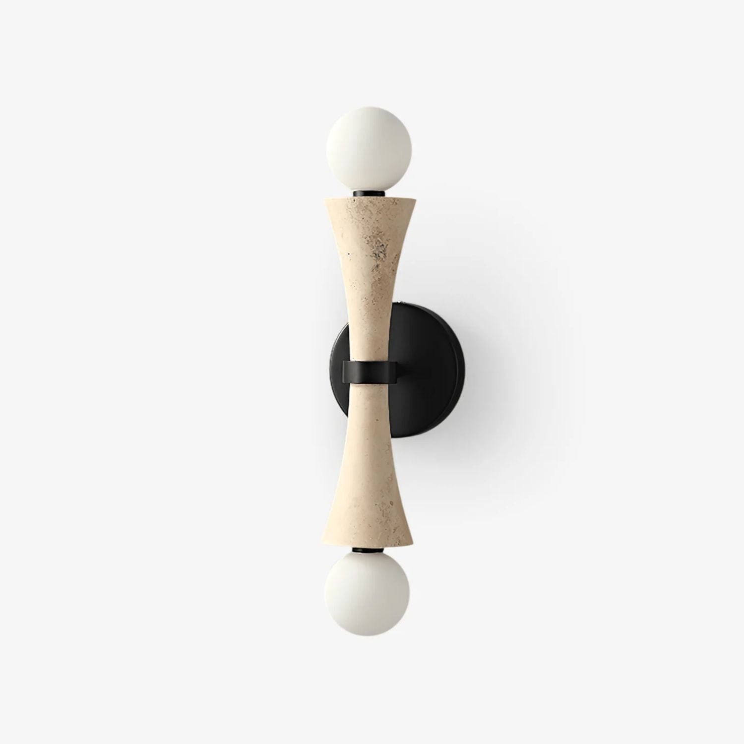 Lobiz Duo Travertine Wall Light