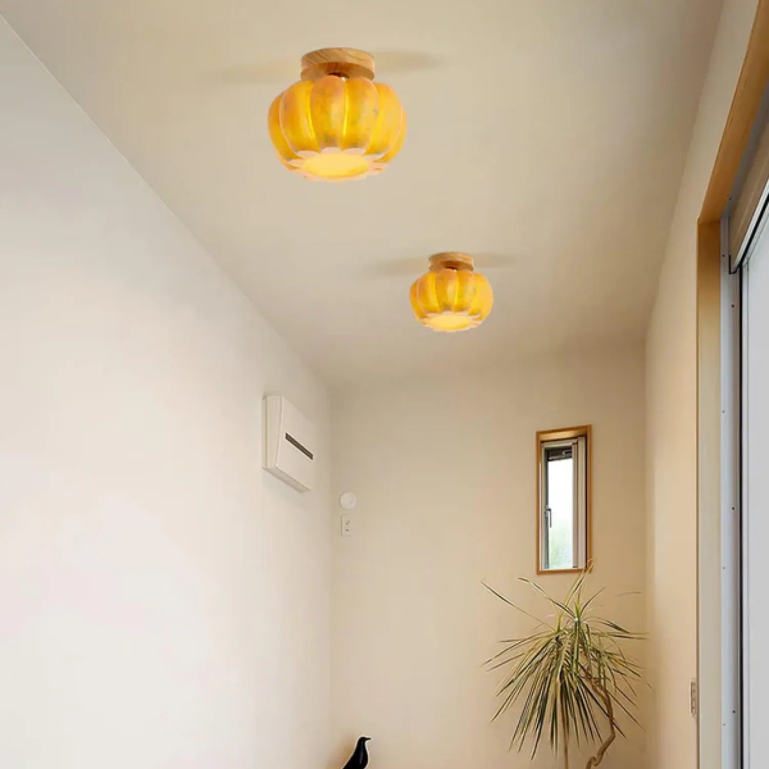 Pompus Pumpkin Ceiling Light