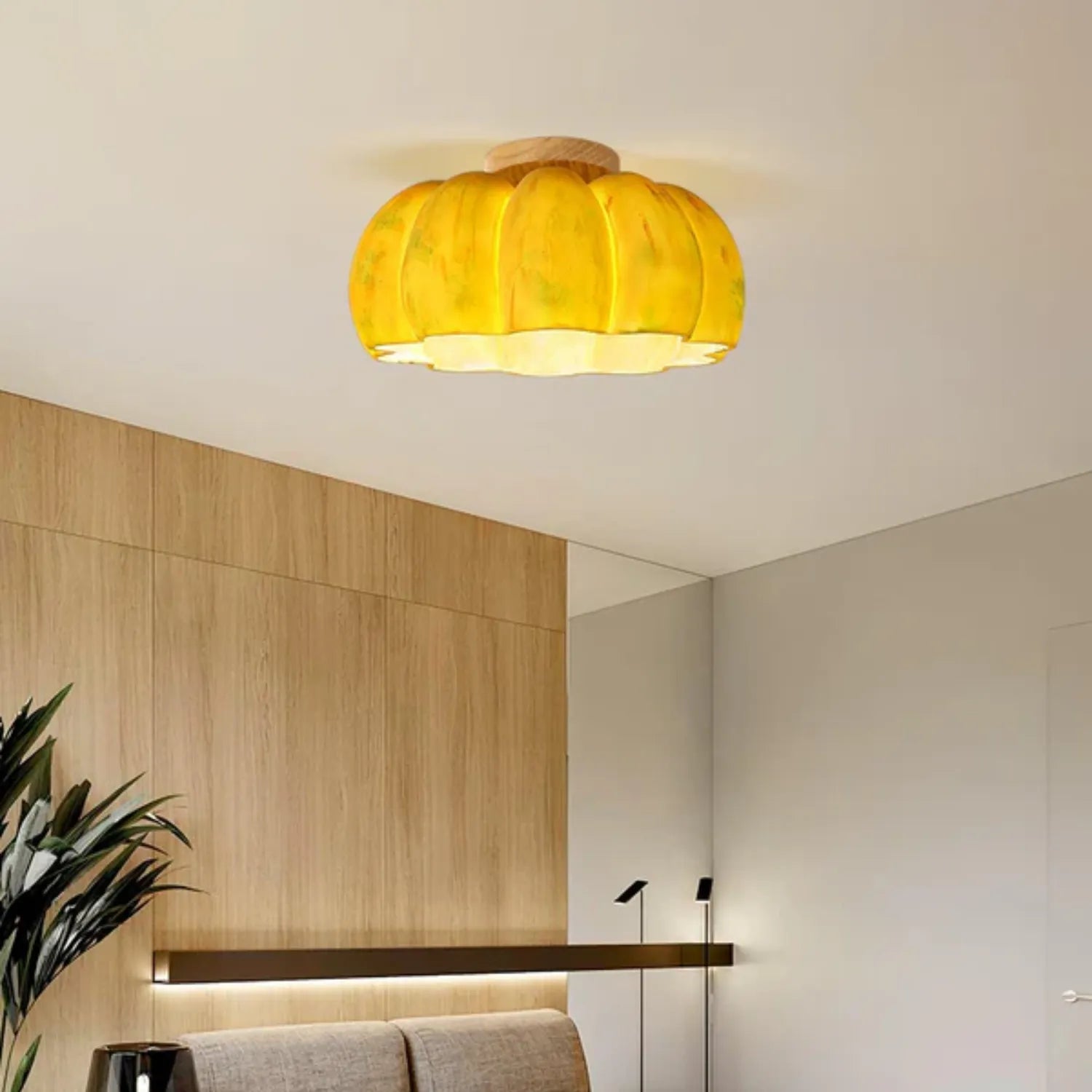 Pompus Pumpkin Ceiling Light