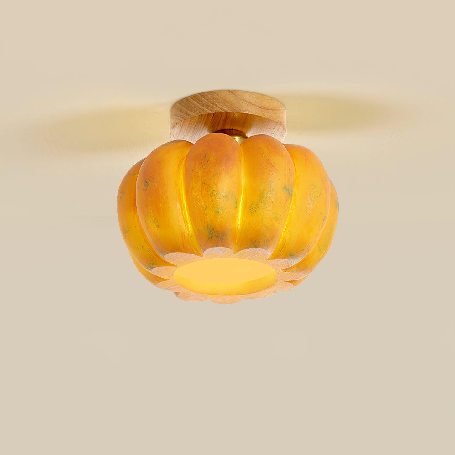 Pompus Pumpkin Ceiling Light