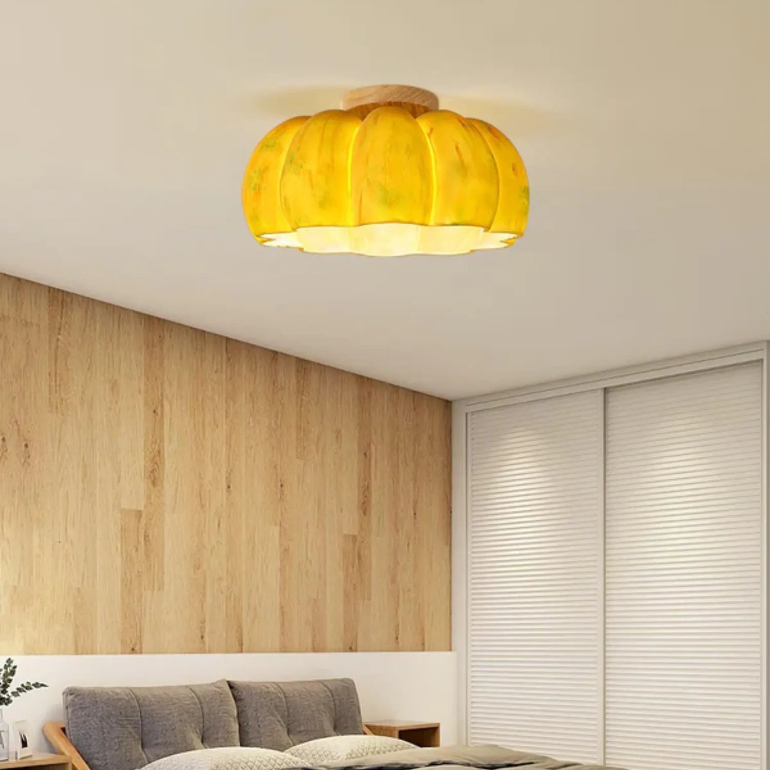 Pompus Pumpkin Ceiling Light