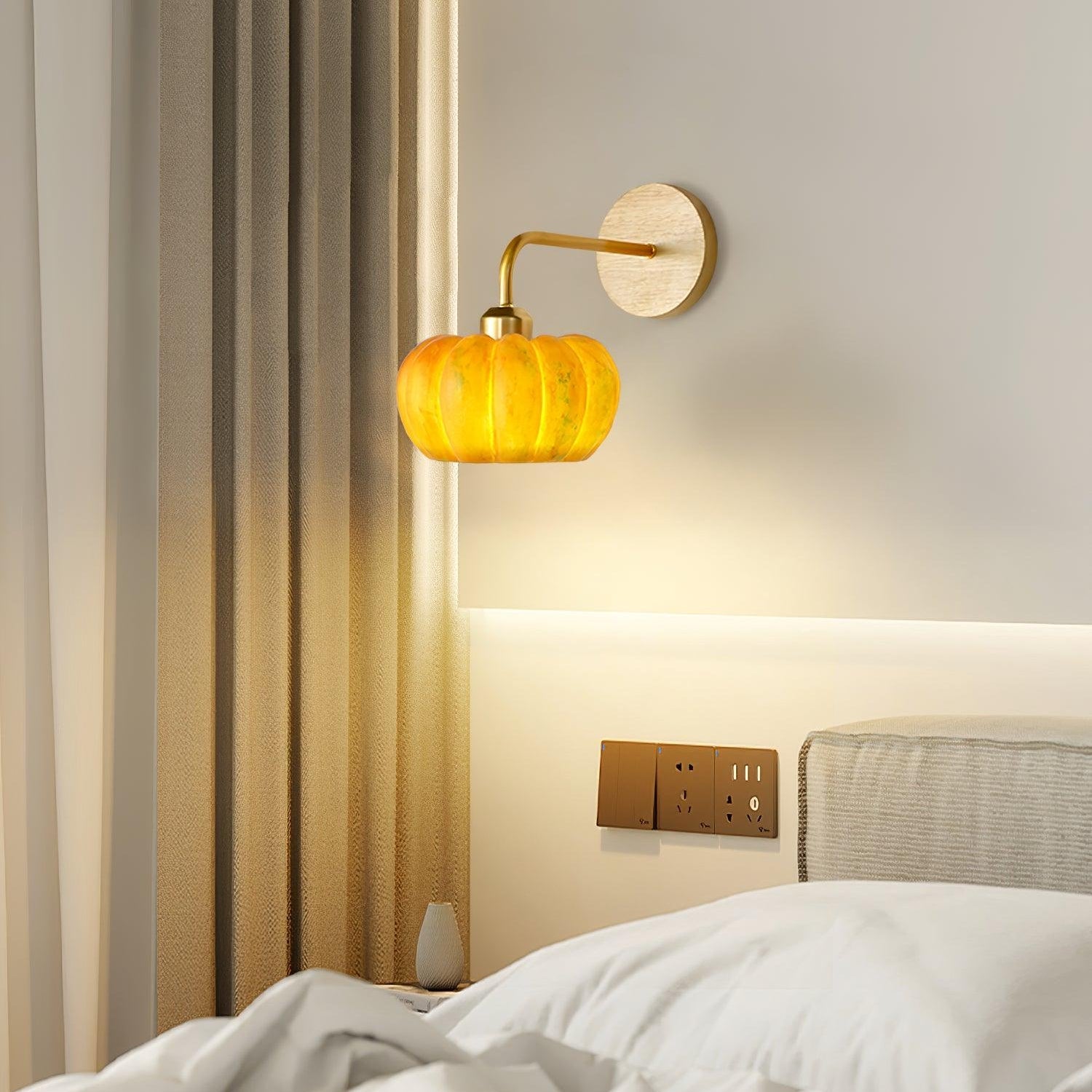 Pompus Pumpkin Wall Light