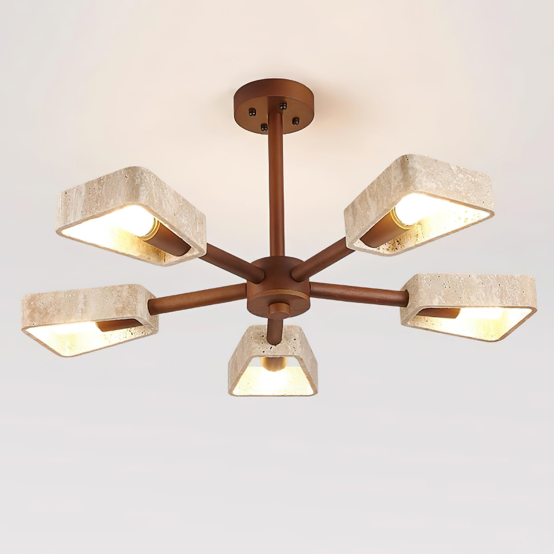 Welton Natural Stone Ceiling Light