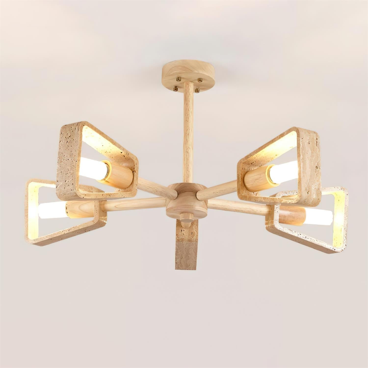 Welton Natural Stone Ceiling Light