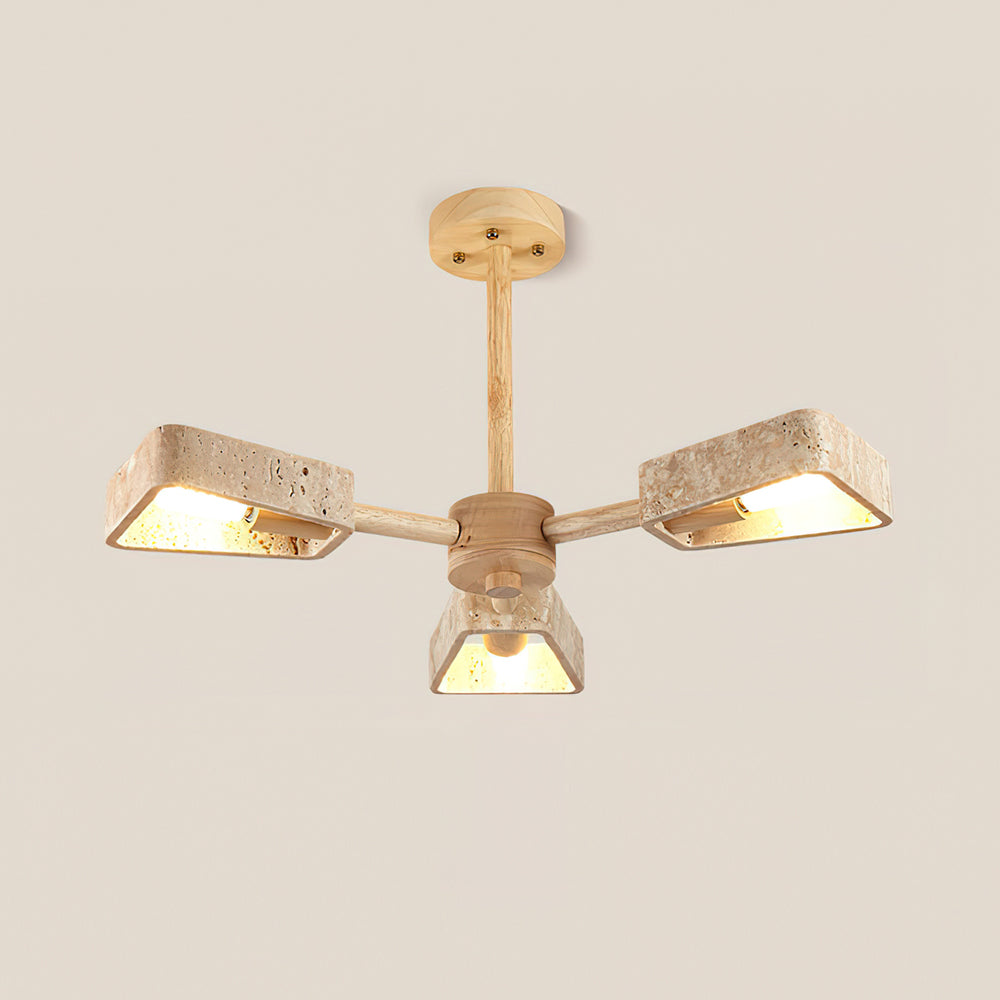 Welton Natural Stone Ceiling Light