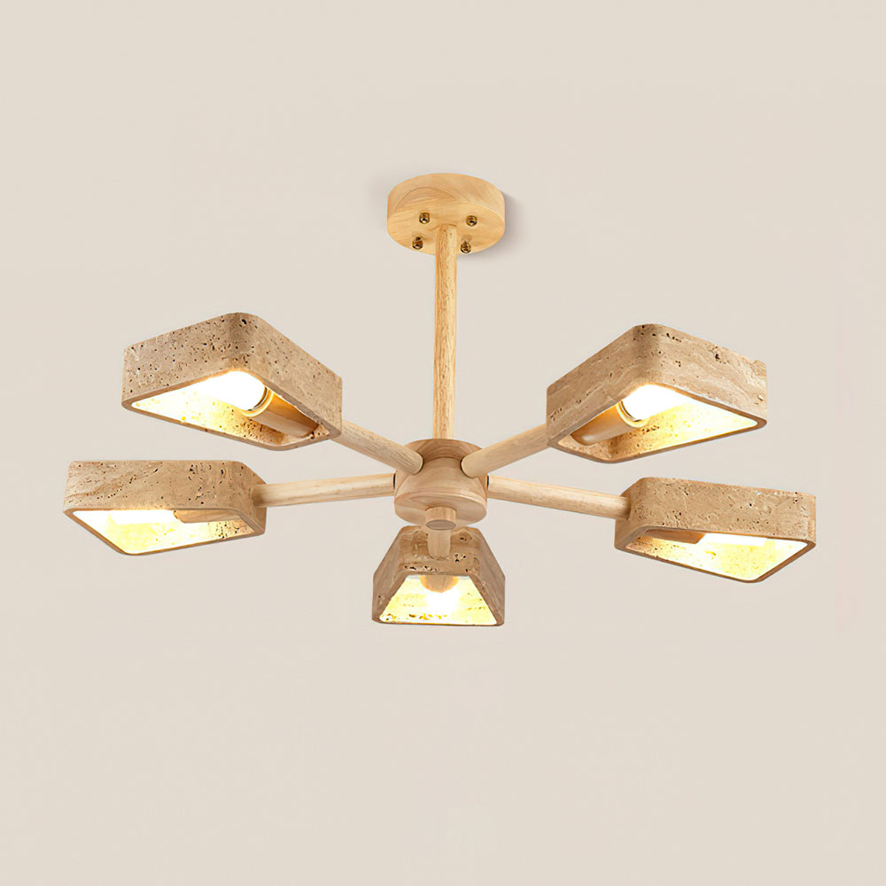 Welton Natural Stone Ceiling Light
