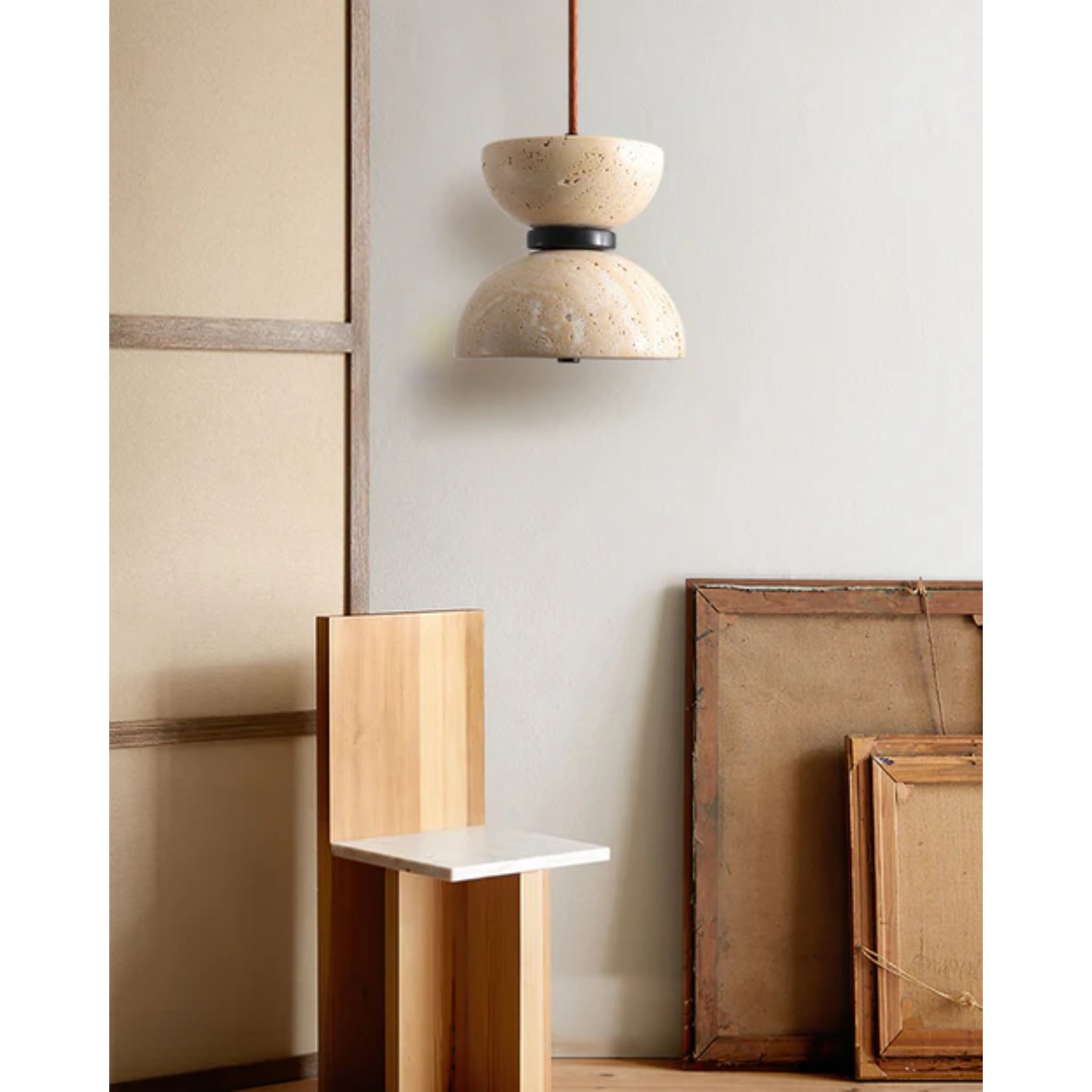 Jeleva Travertine Pendant Light