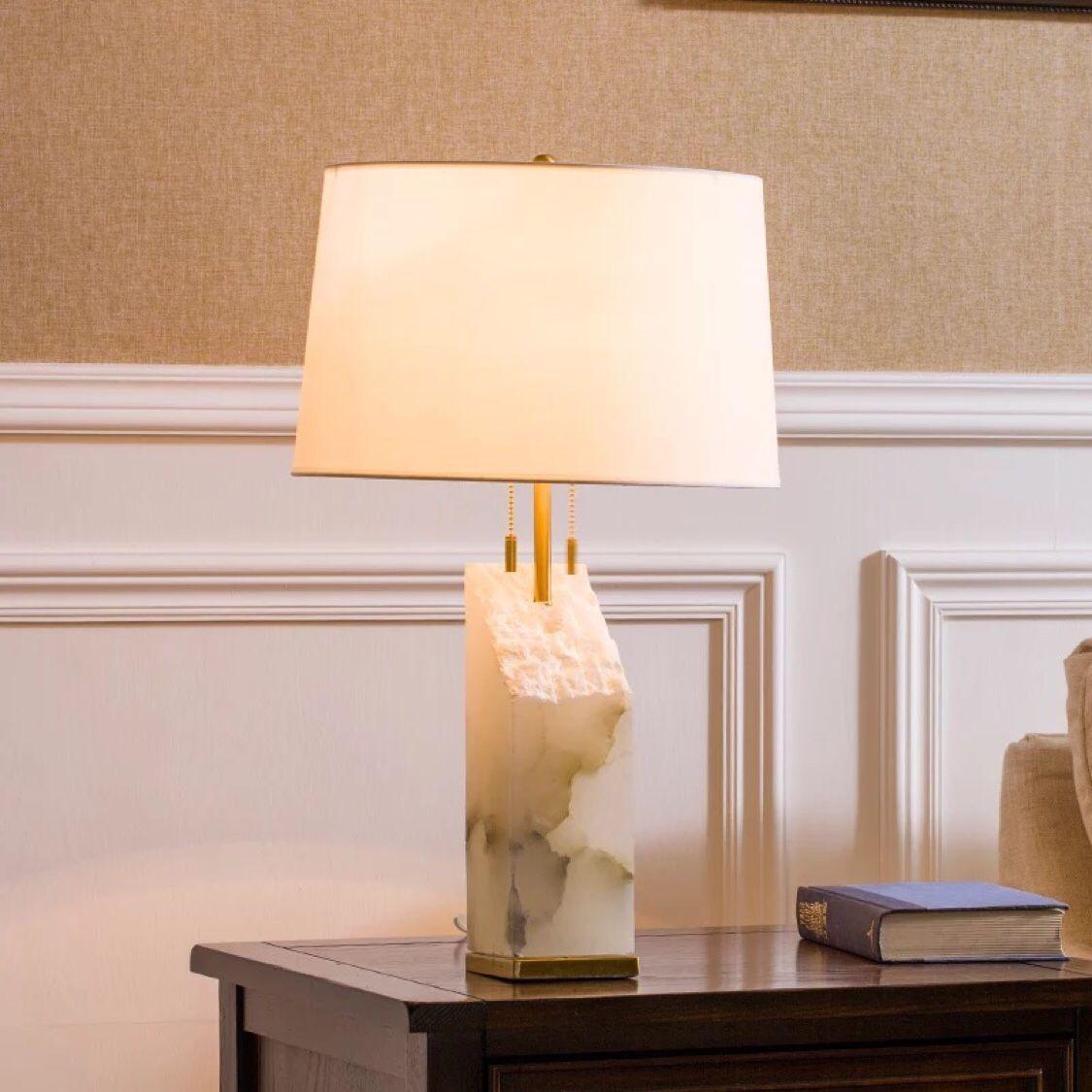 Ravvezo Alabaster Table Lamp