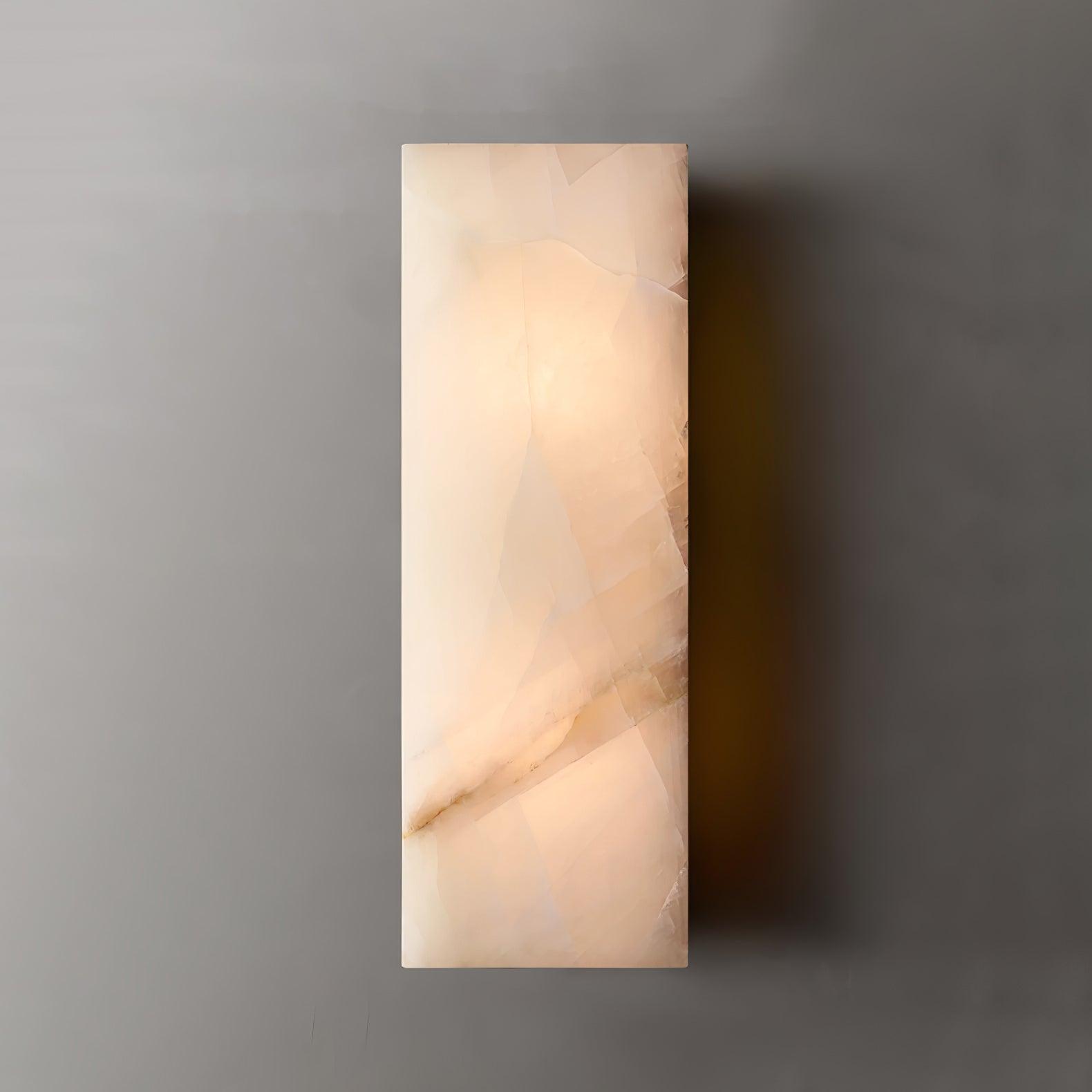 Rectangular Alabaster Wall Light