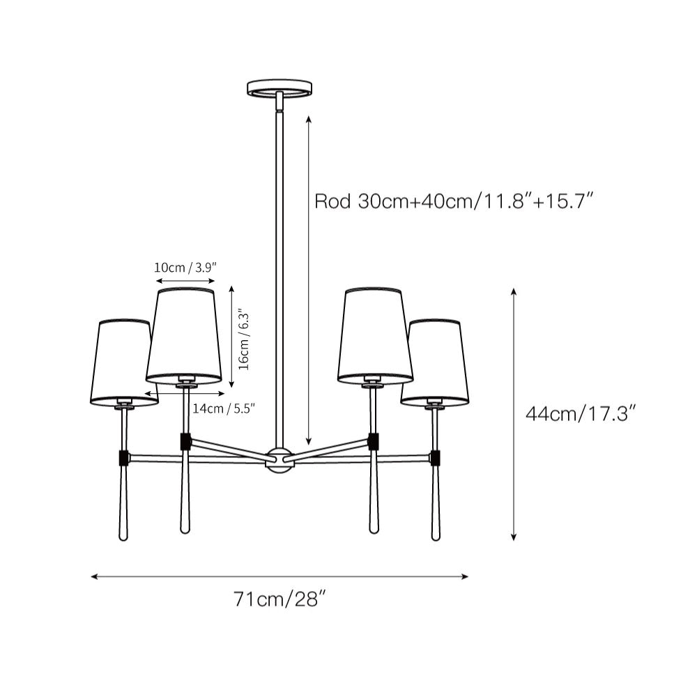 Ashin Round Chandelier