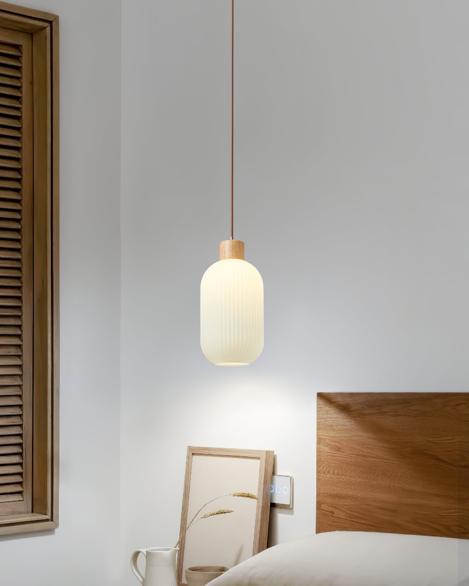 Jorfordel Ribbed Pendant Light