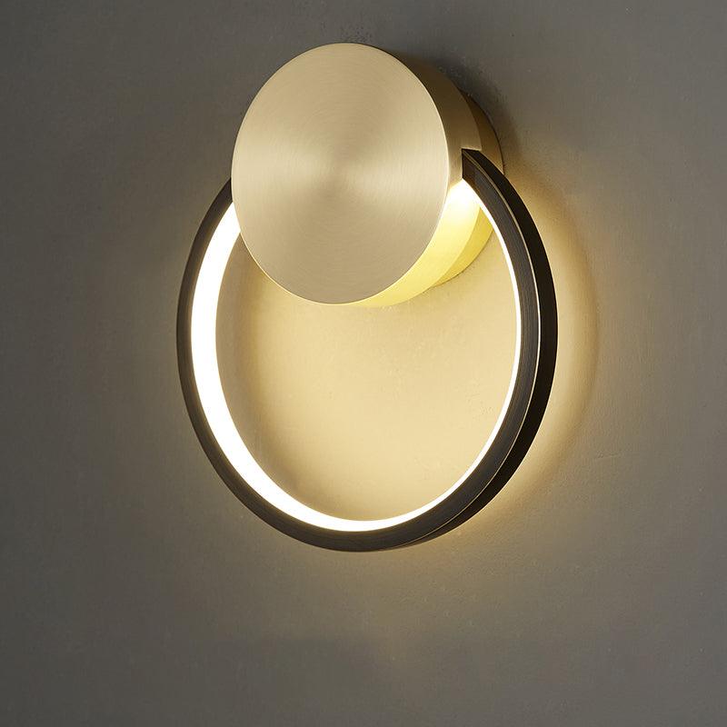 Ringled Arc Wall Light