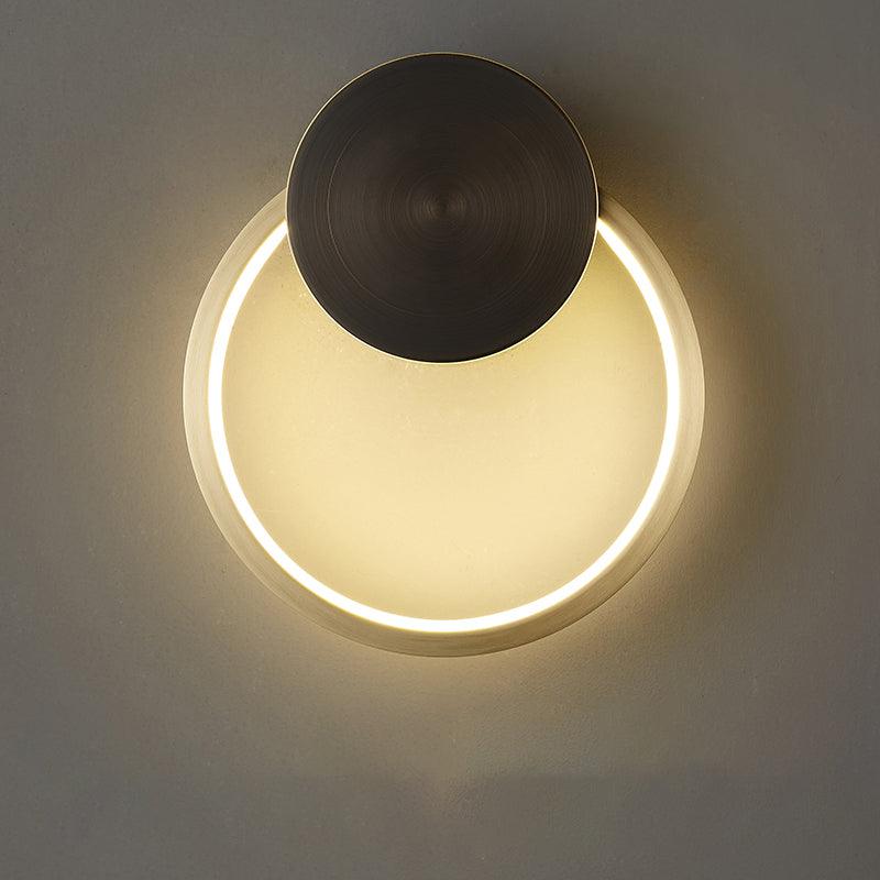 Ringled Arc Wall Light