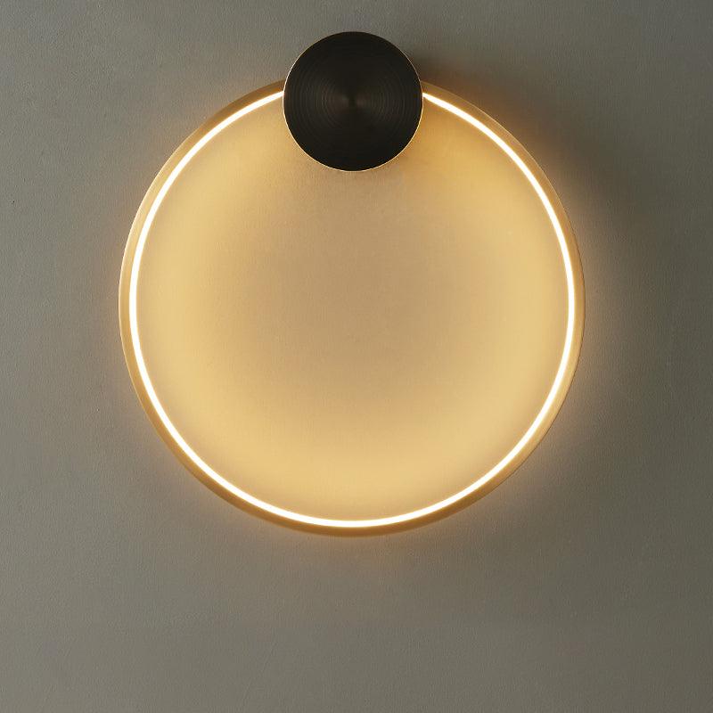 Ringled Arc Wall Light