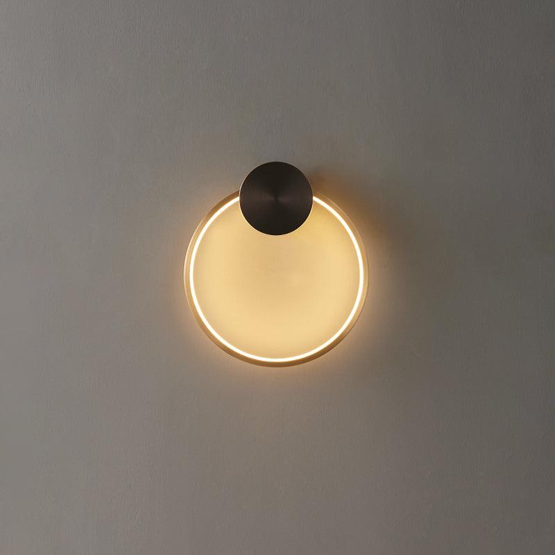 Ringled Arc Wall Light