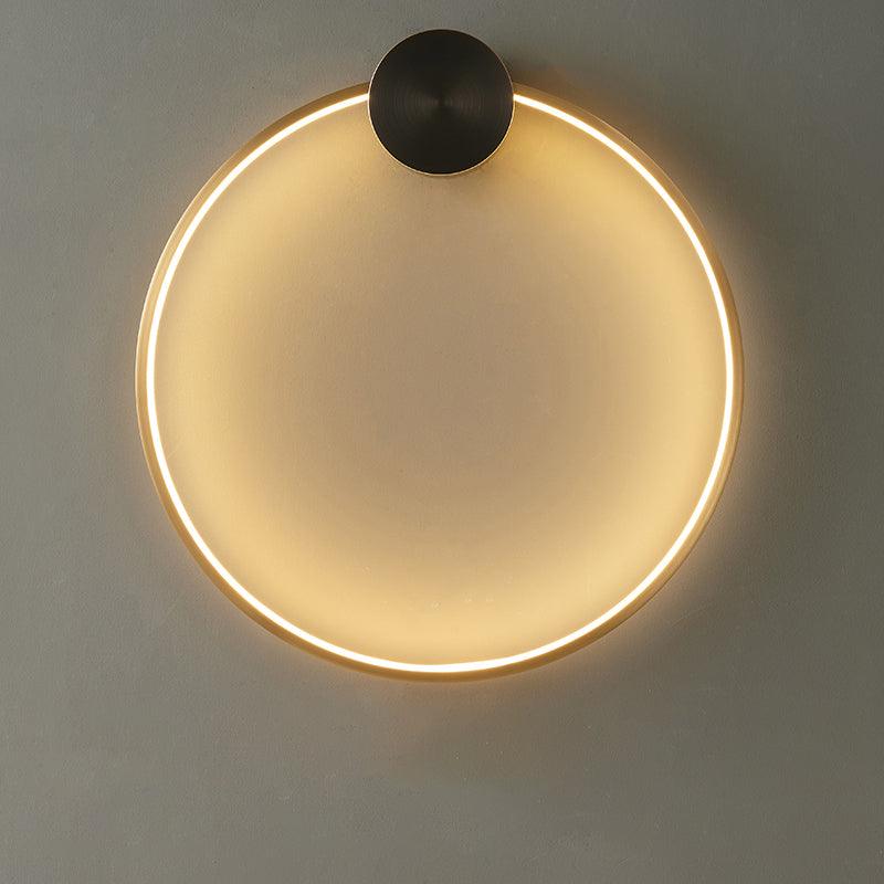 Ringled Arc Wall Light