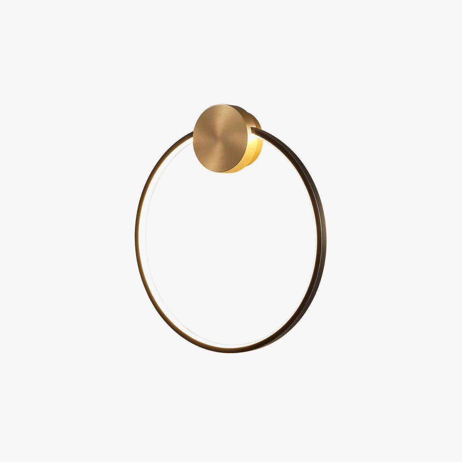 Ringled Arc Wall Light