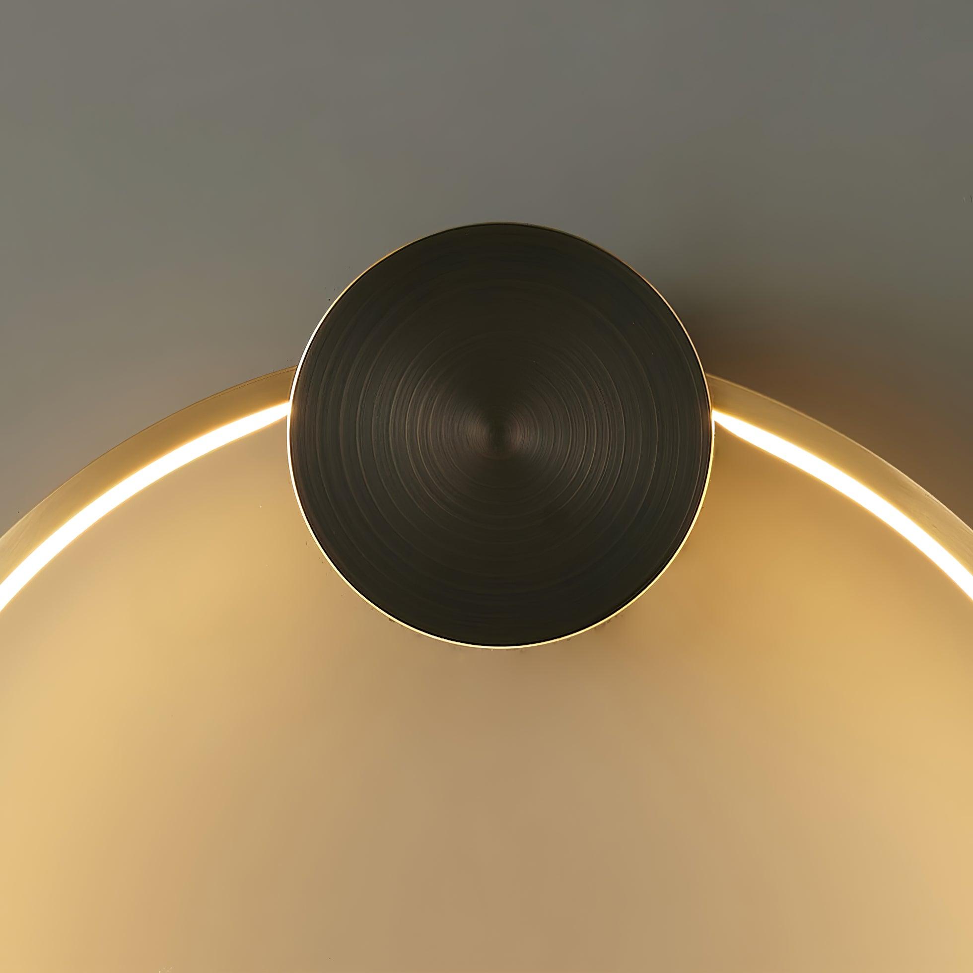 Ringled Arc Wall Light