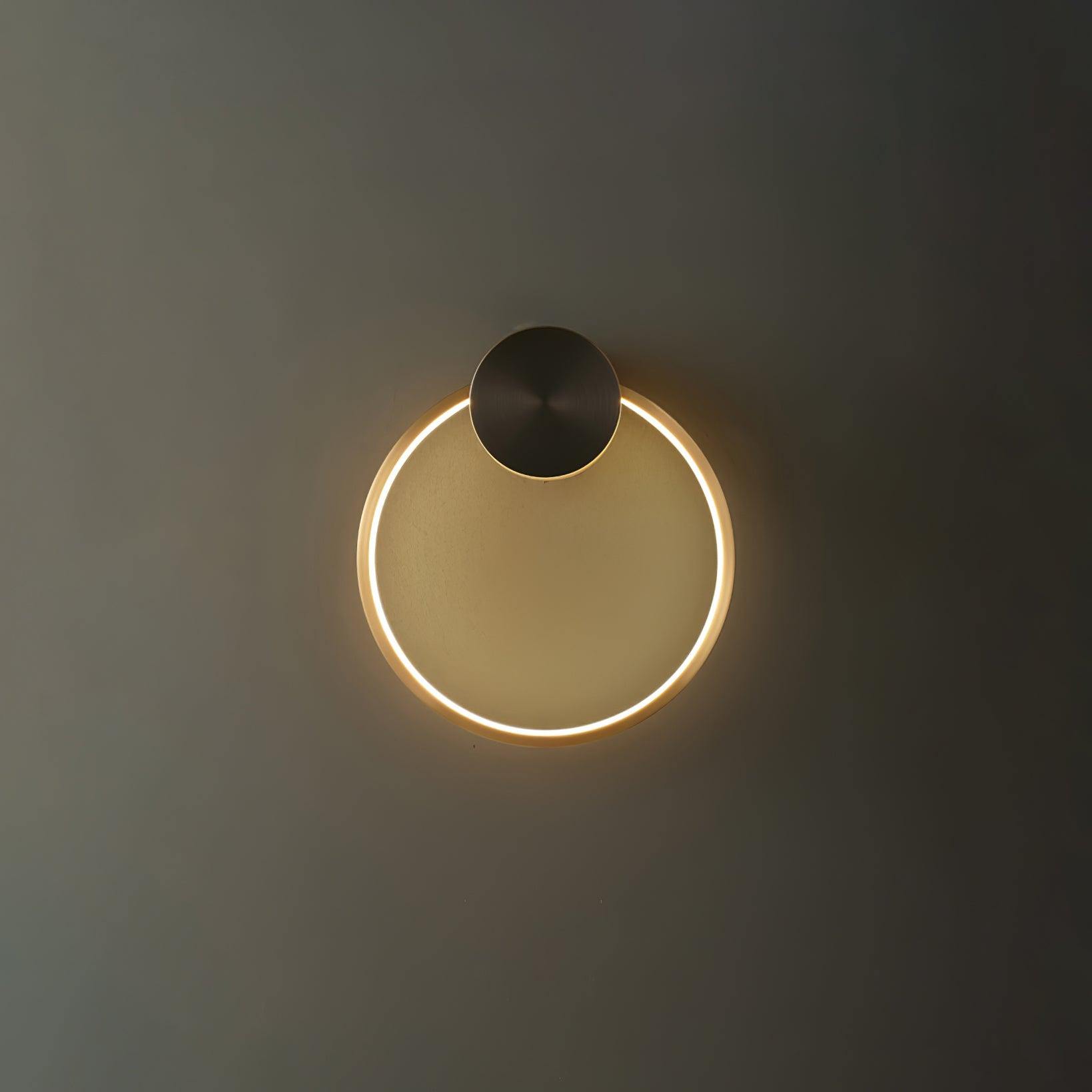 Ringled Arc Wall Light