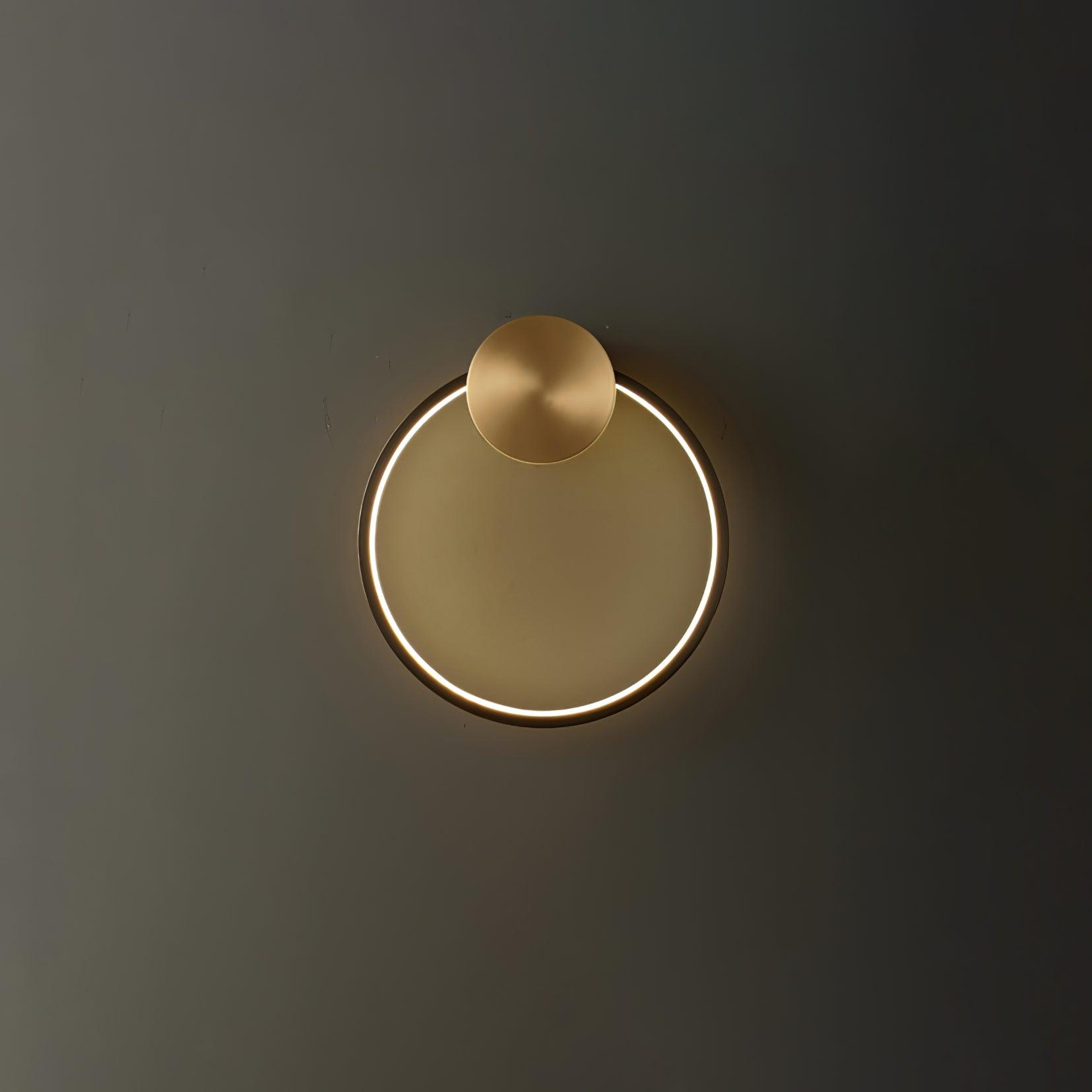 Ringled Arc Wall Light