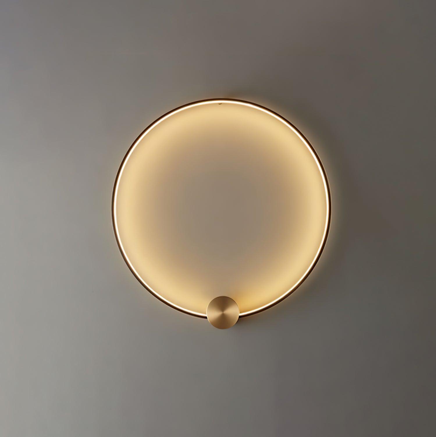 Ringled Arc Wall Light