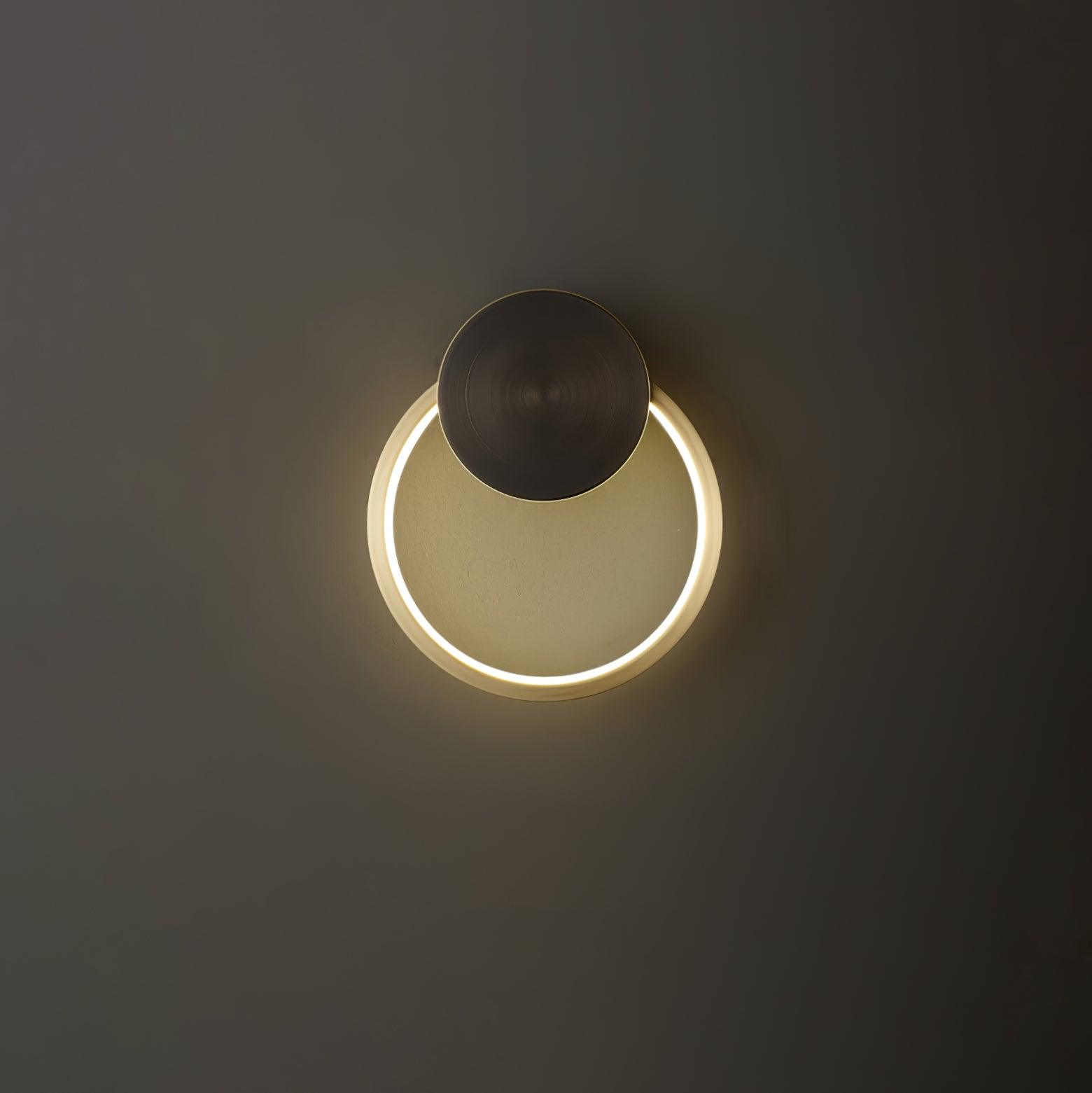 Ringled Arc Wall Light