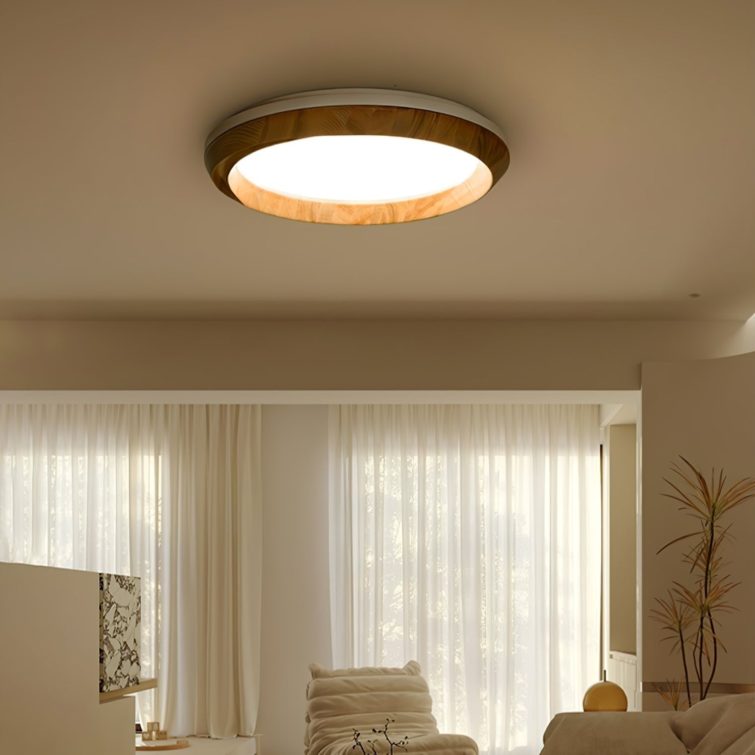 Belosca Wooden Ceiling Light