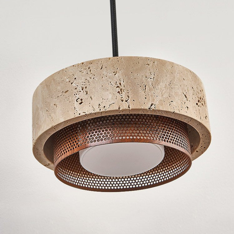 Venna Travertine Pendant Light