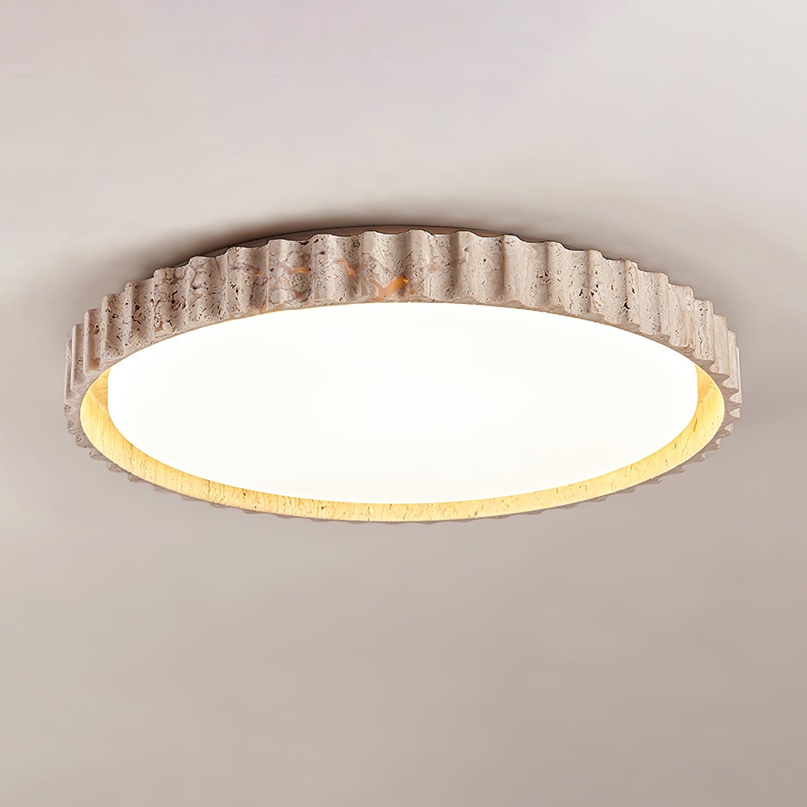 Riscom Natural Stone Ceiling Light