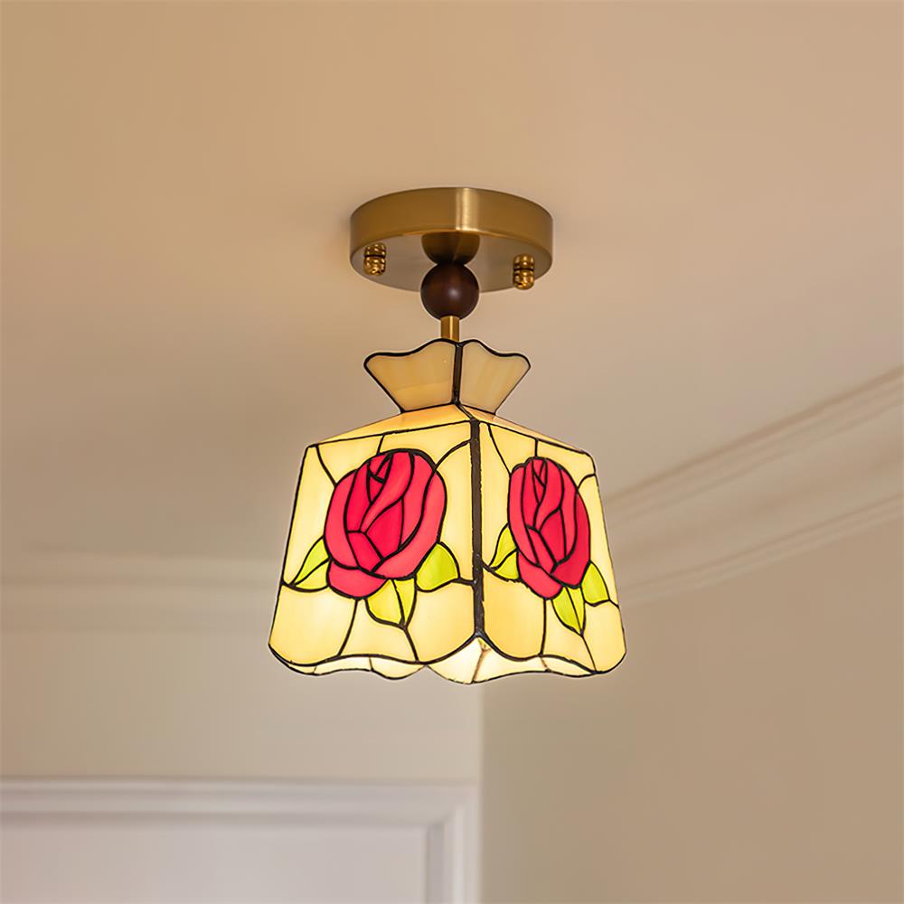 Raselis Tiffany Ceiling Light