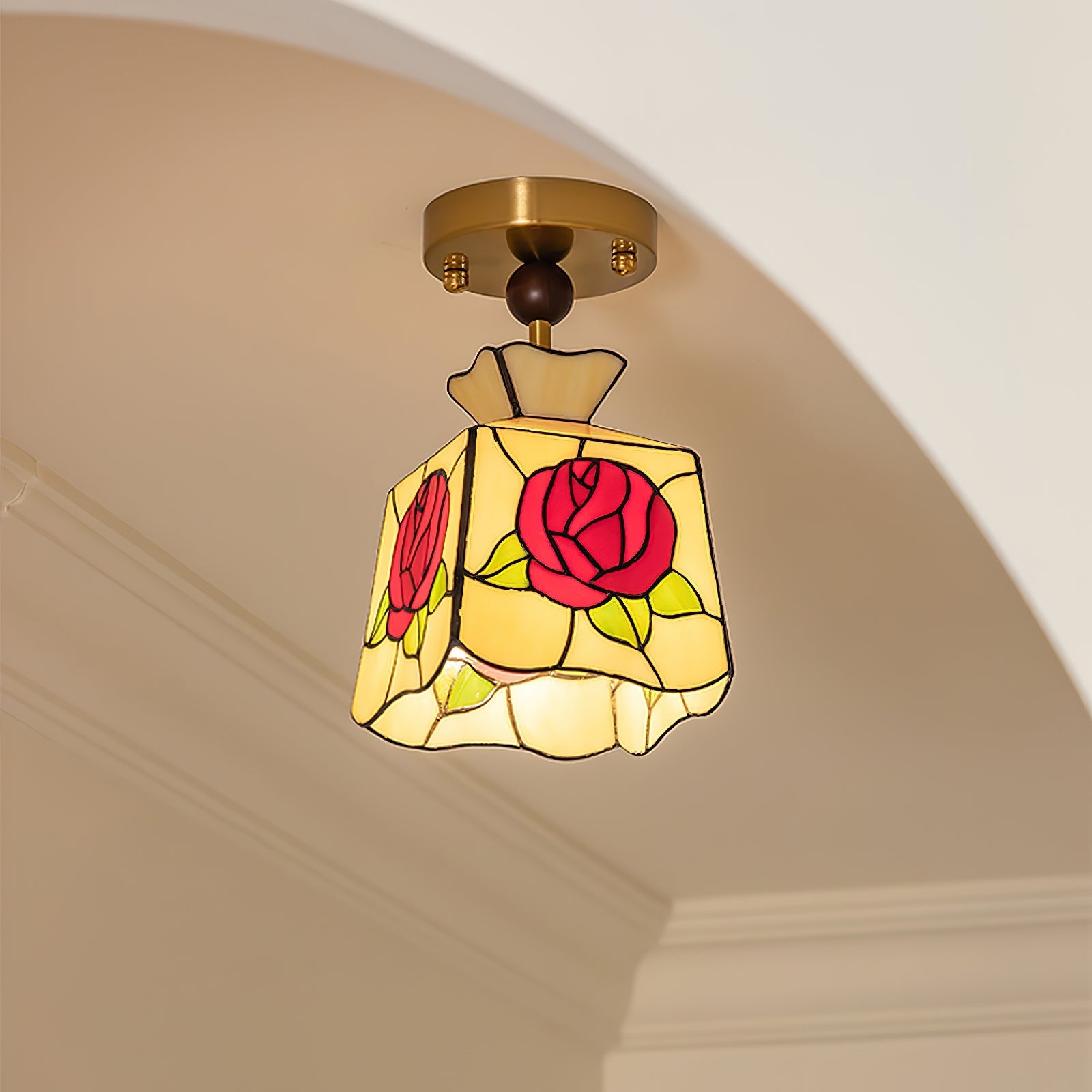 Raselis Tiffany Ceiling Light