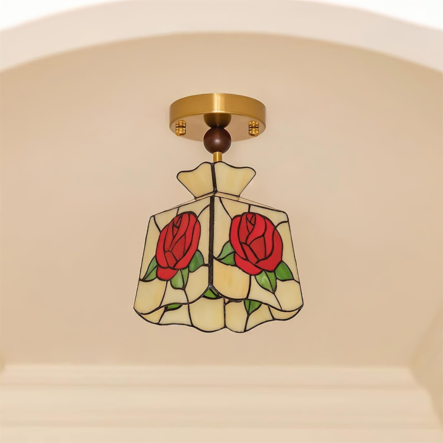 Raselis Tiffany Ceiling Light
