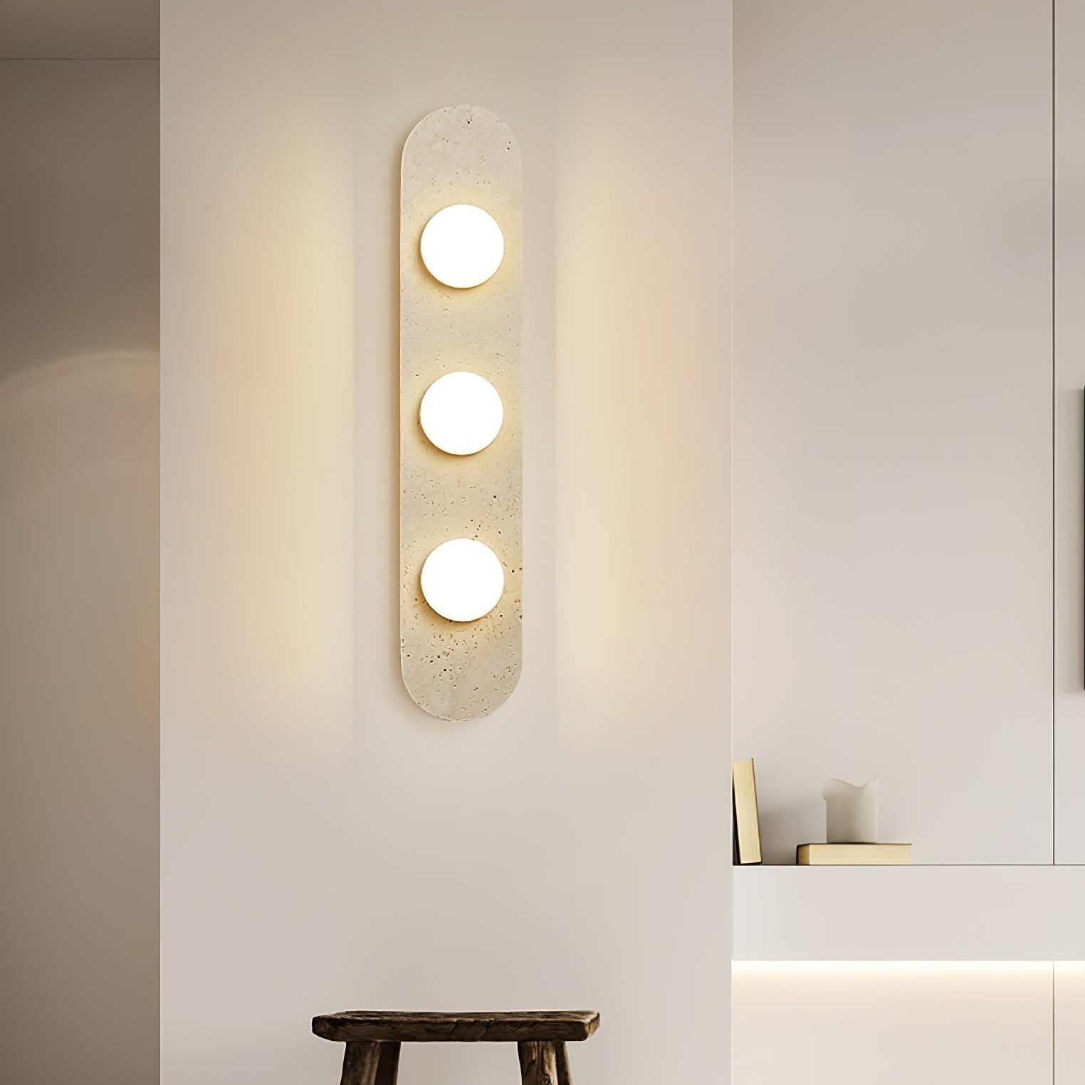 Roavel Natural Stone Wall Light