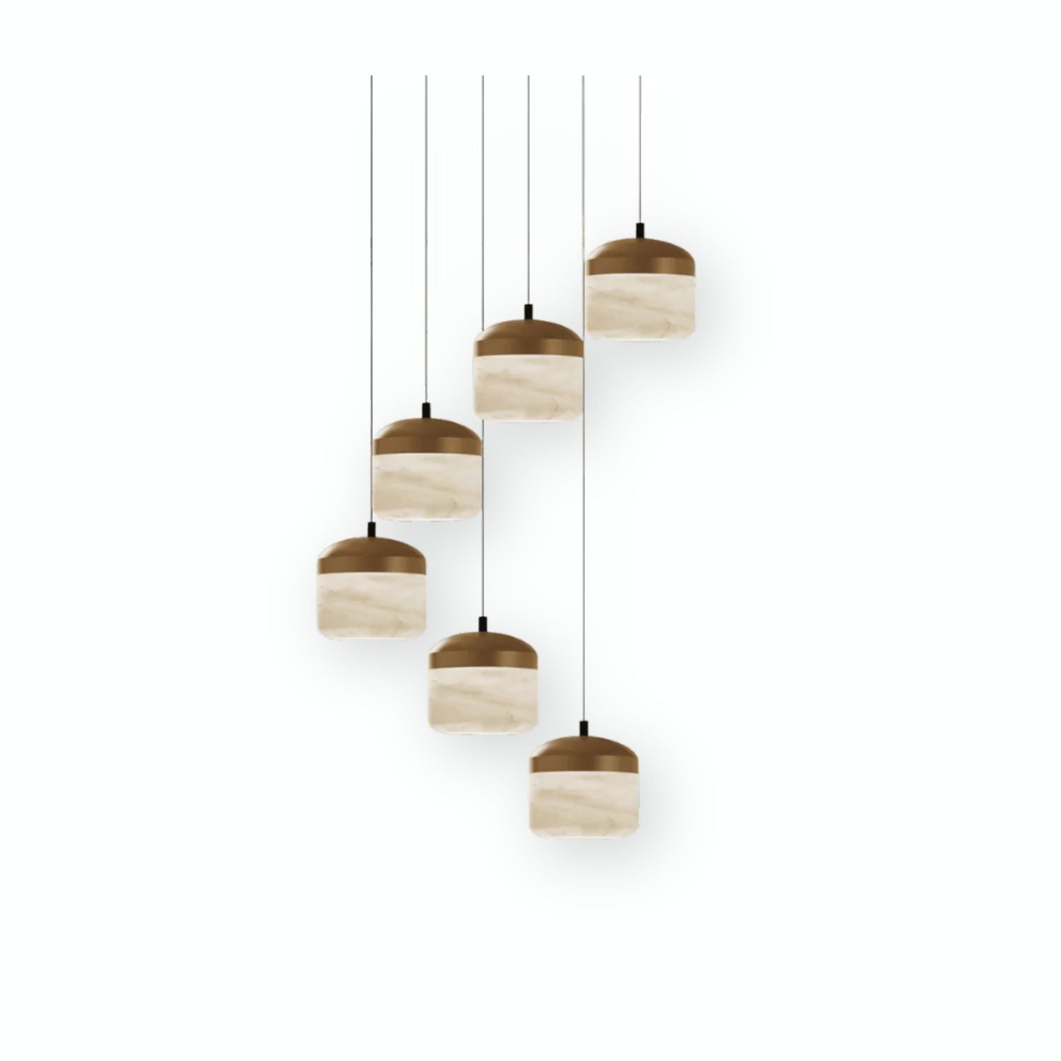 Elaso Alabaster Pendant Light