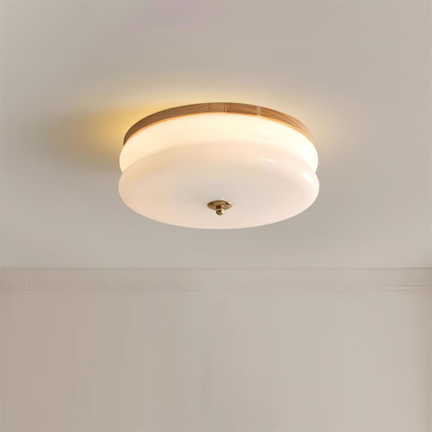 Art Deco Wood Design Ceiling Light