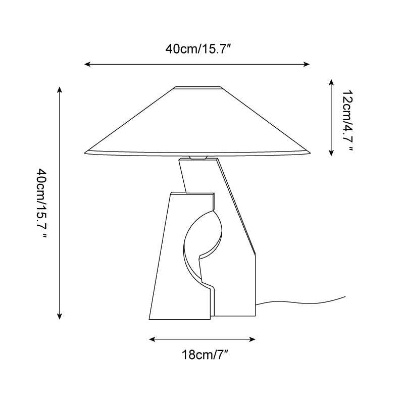 Zelayn Fabric Table Lamp