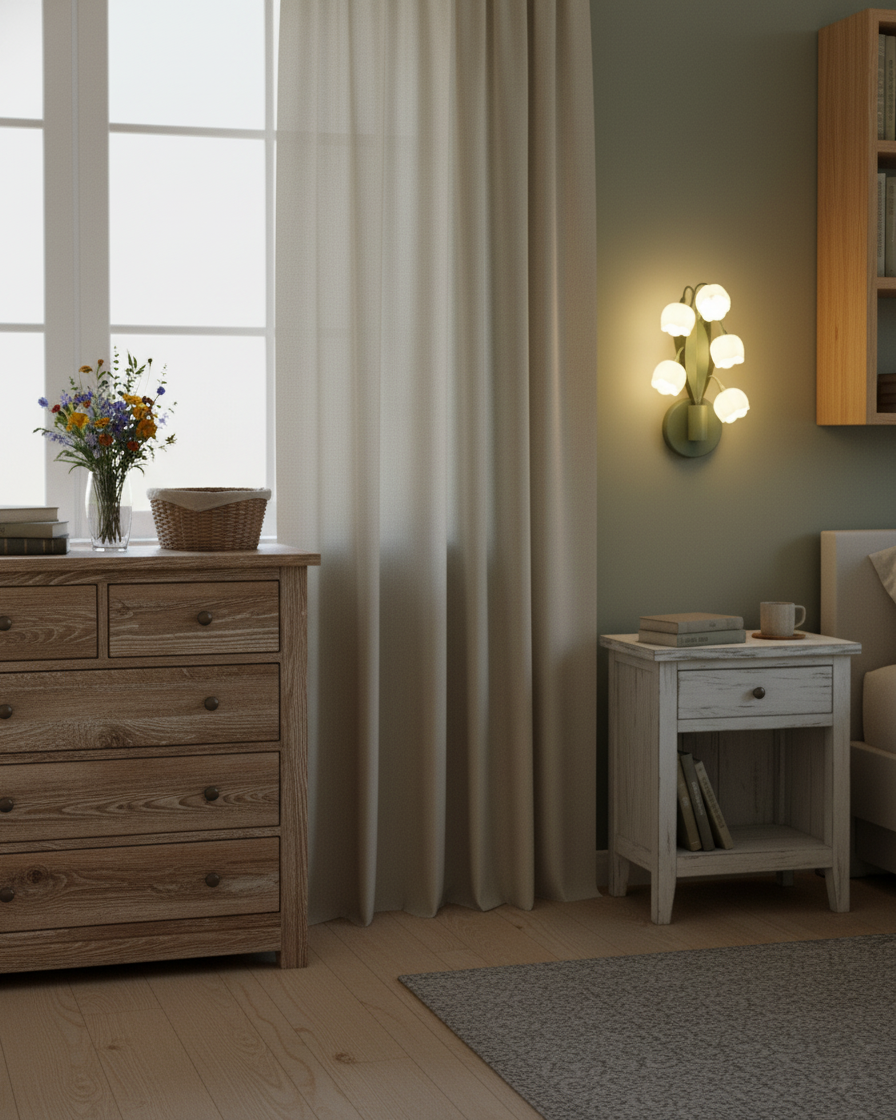 Zorcove Floral Wall Light