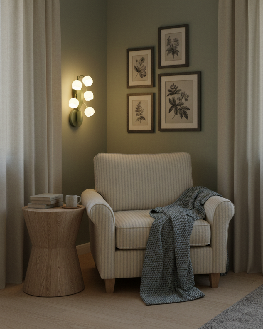 Zorcove Floral Wall Light