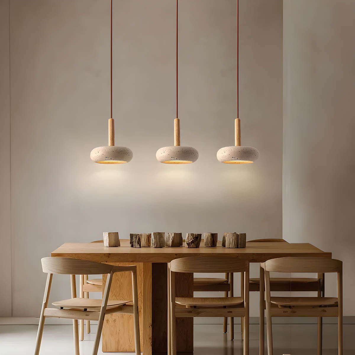 Ostoha Travertine Pendant Light