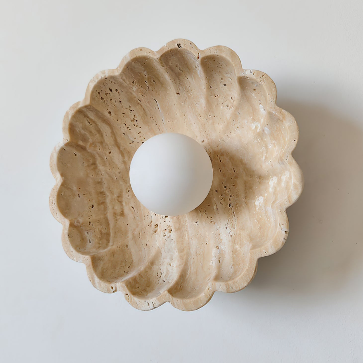 Meyliva Natural Stone Wall Light