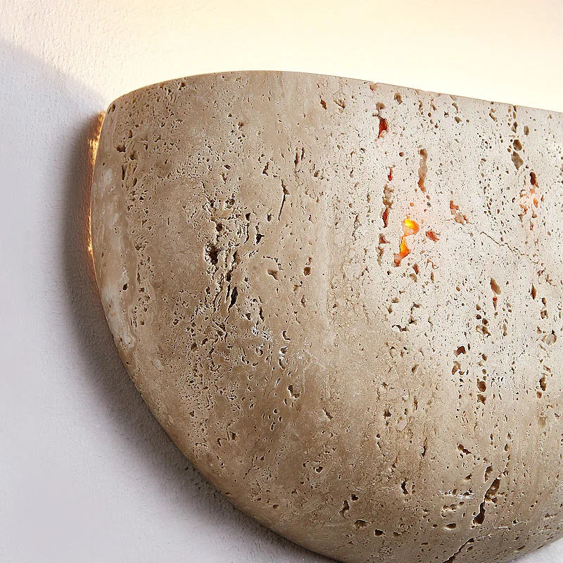 Wobeku Natural Stone Wall Light