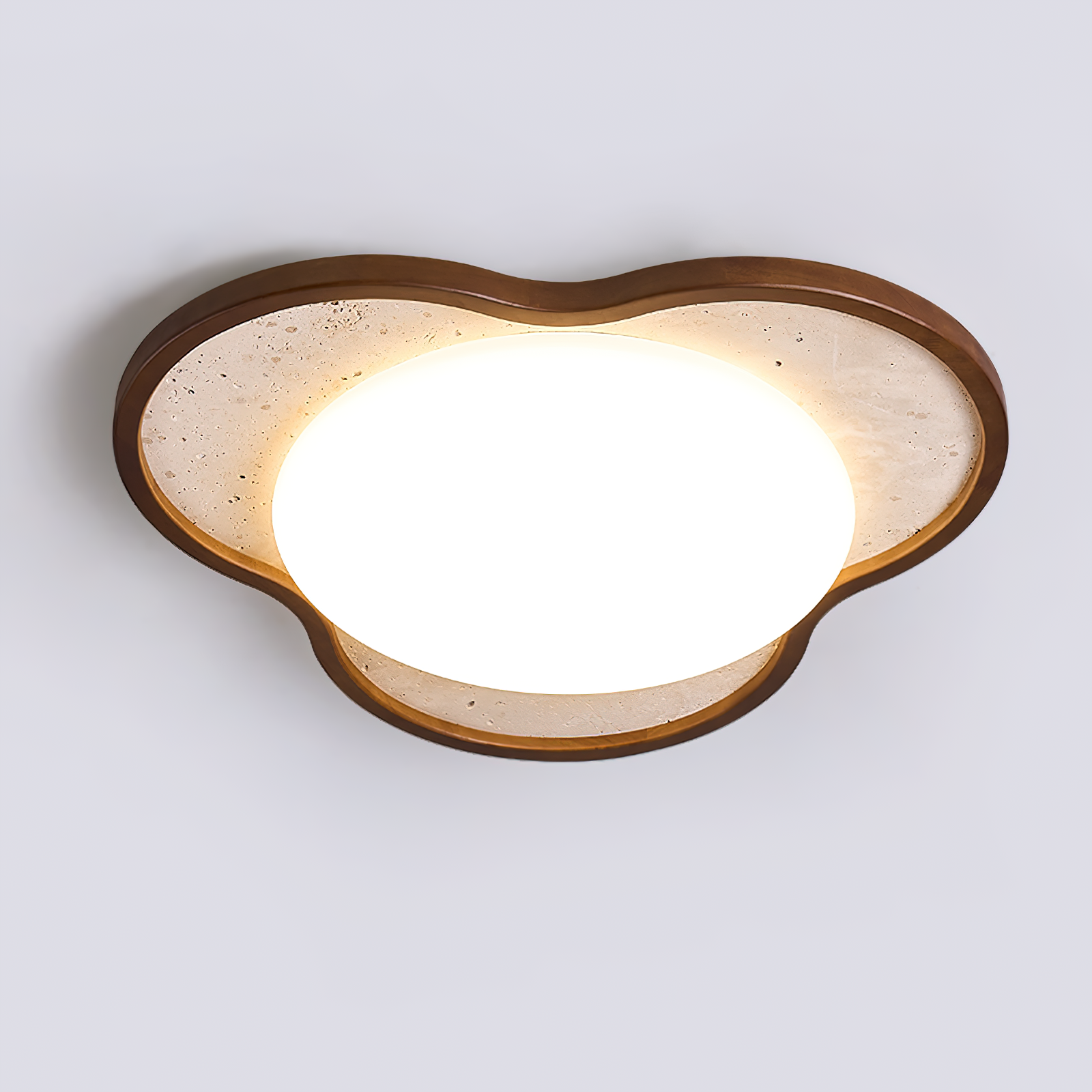 Star-shaped Natural Stone Ceiling Light