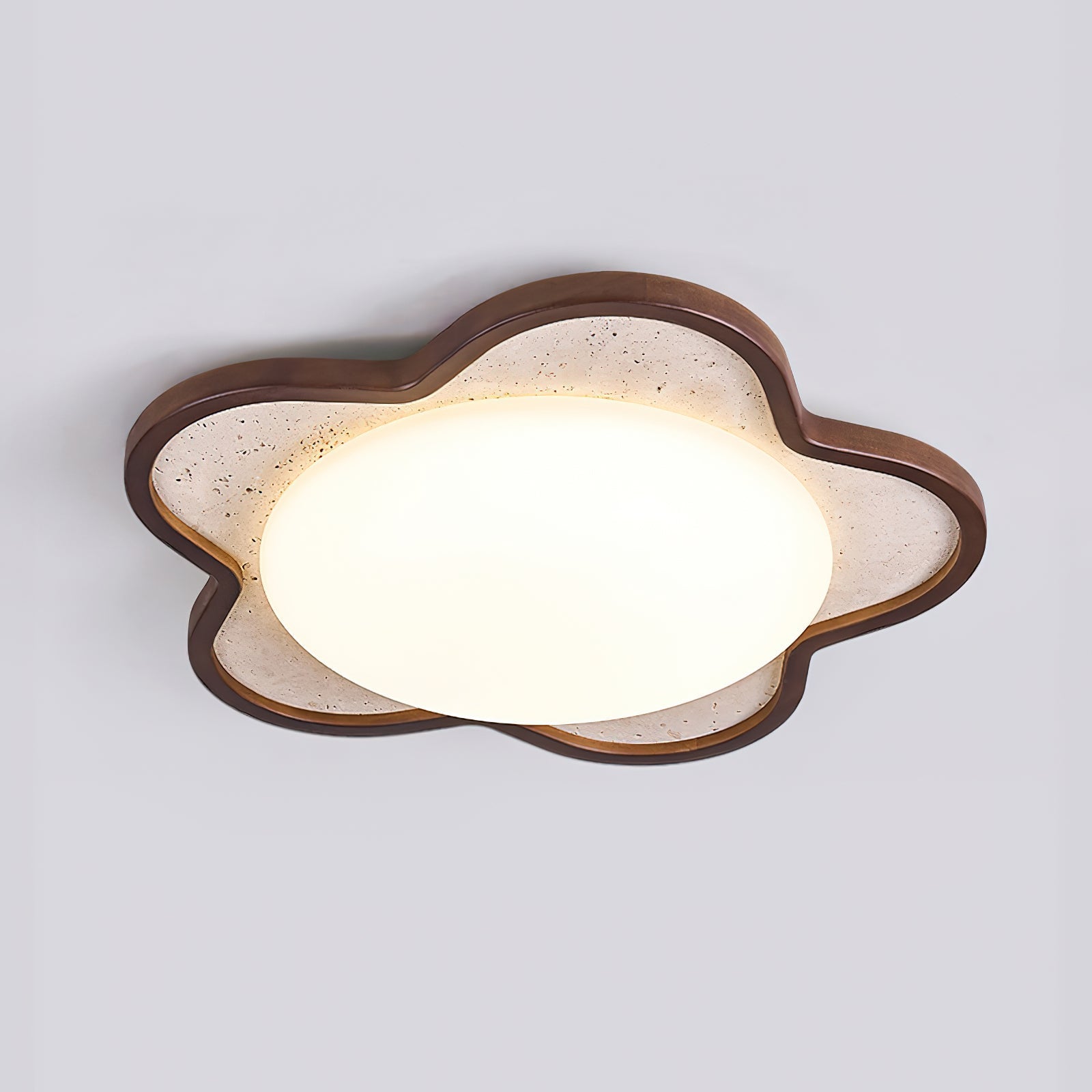 Star-shaped Natural Stone Ceiling Light