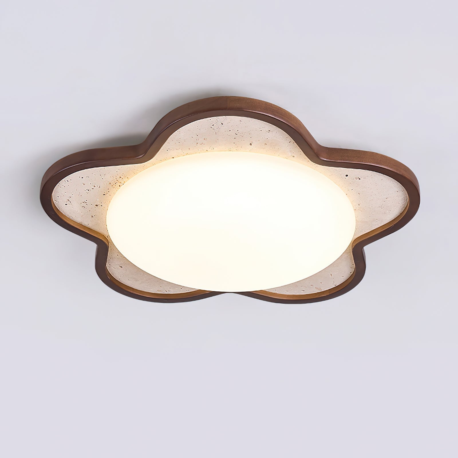 Star-shaped Natural Stone Ceiling Light