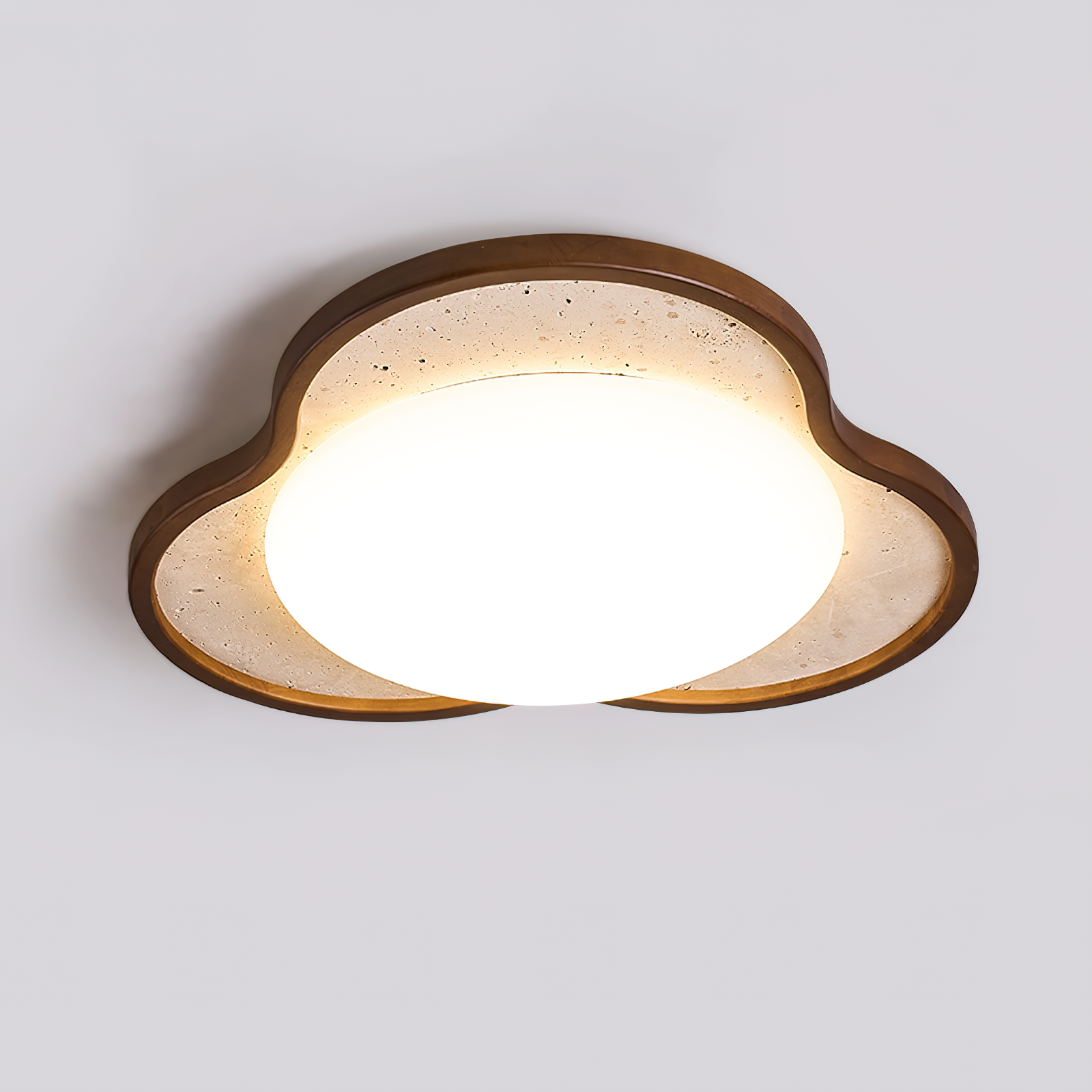 Star-shaped Natural Stone Ceiling Light