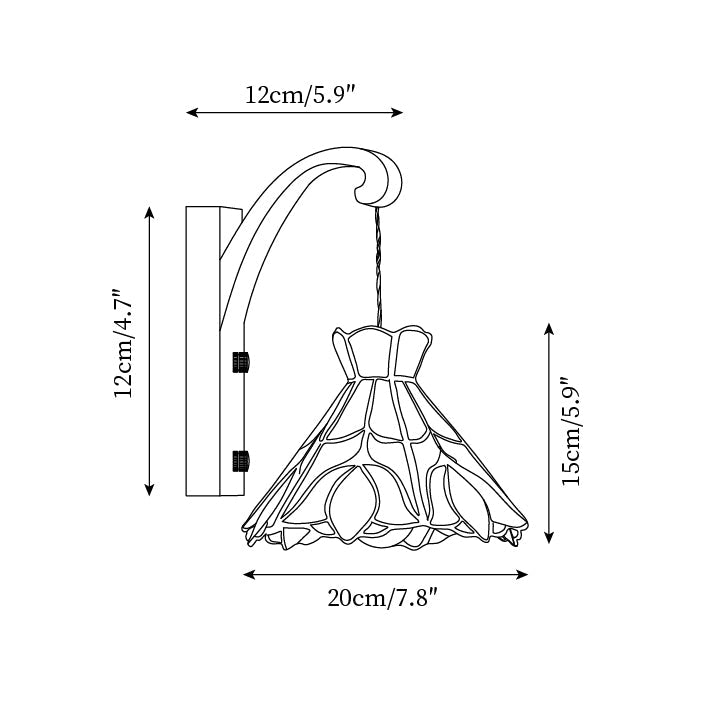 Sadena Tiffany Wall Light