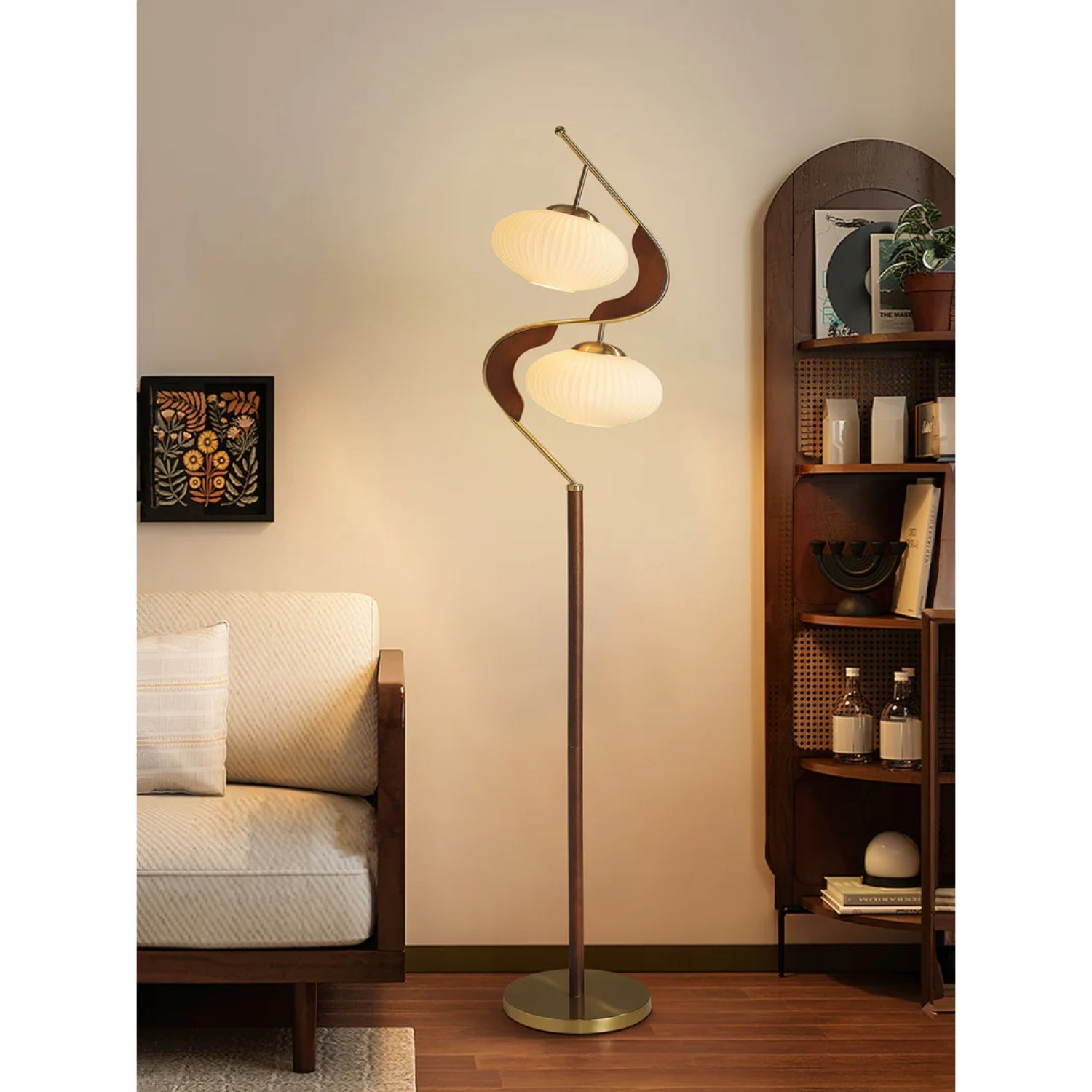 Double Seneva Floor Lamp